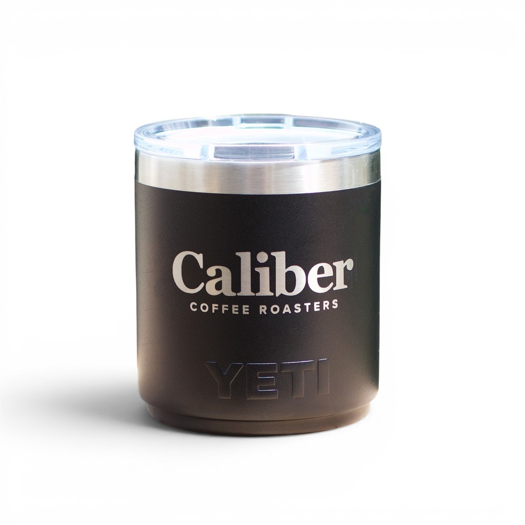 [84005] Caliber Yeti Rambler Stackable Lowball Black 295 mL
