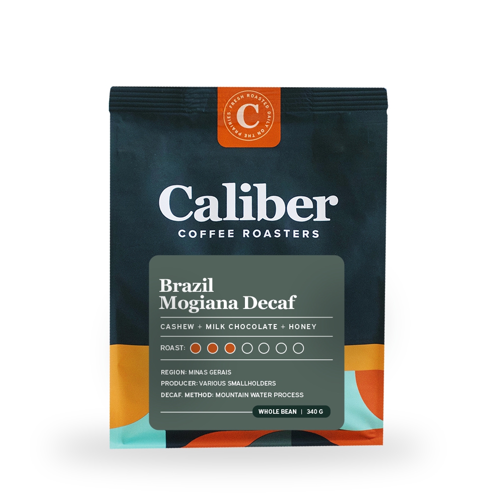Caliber Decaf Brazil Mogiana Beans Bag/340 g