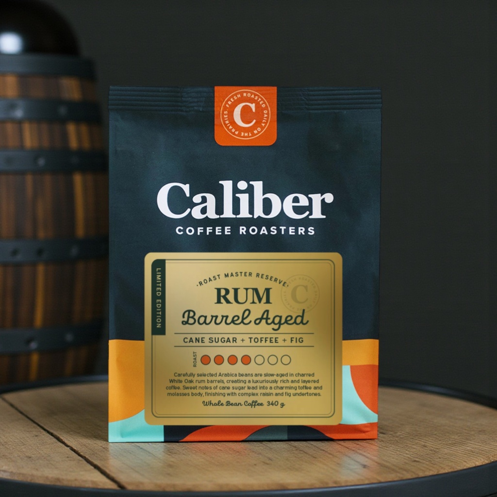 Caliber Rum Barrel Aged Blend Beans Bag/340 g
