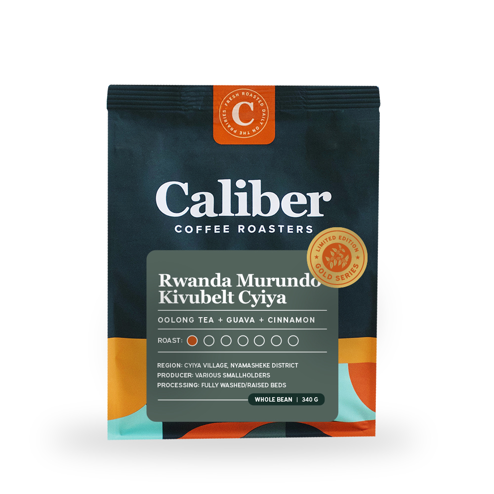 Caliber Rwanda Murundo Kivubelt Cyiya (Gold Series) Beans Bag/340 g